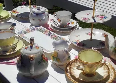 table set gallery image joyously vintage