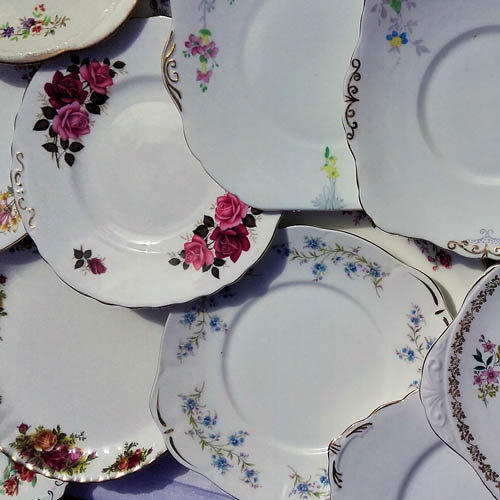 Plates gallery image joyously vintage