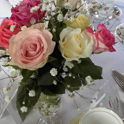 joyously vintage flowers image